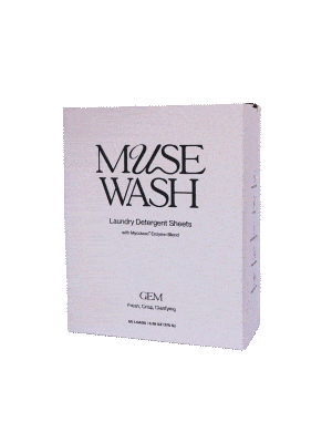 MUSEWASH laundry detergent sheets are pre-measured meaning no mess